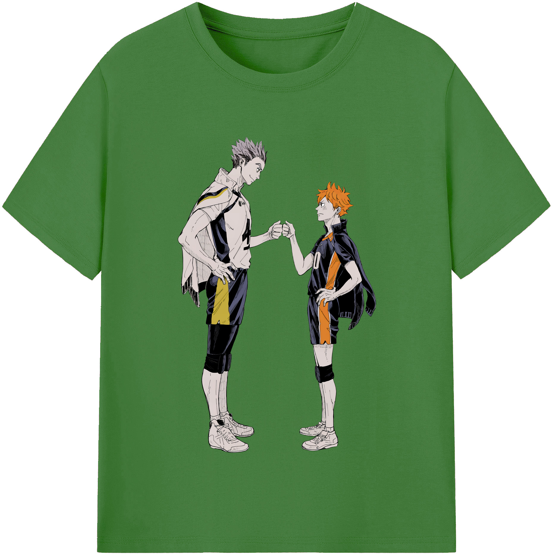 （画像用） ハイキュー!! Haikyu!! レディースカジュアルプリントTシャツ（綿100％）